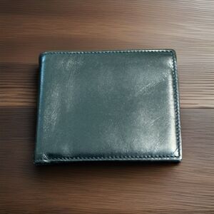 Coach Men’s Black Billfold Double Fold Bifold Leather